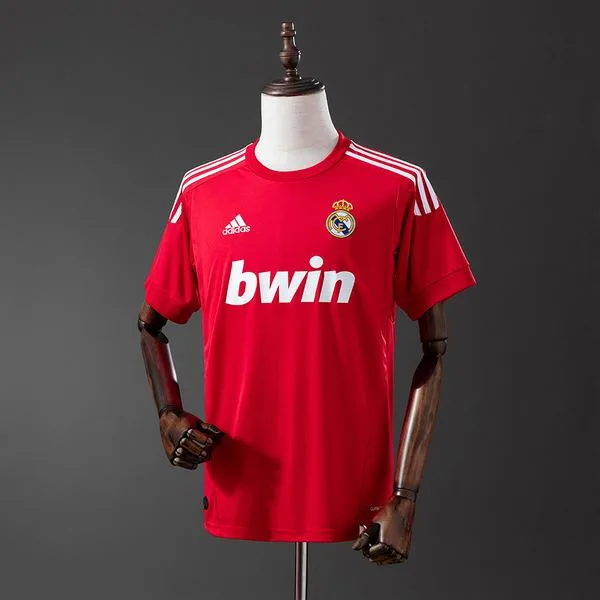 Camiseta de fútbol Real Madrid 2011/12 VISITANTE MANGA CORTA VERSION FAN